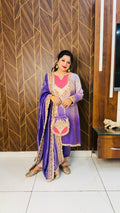 Premium Shimmer Ombre Suit Set