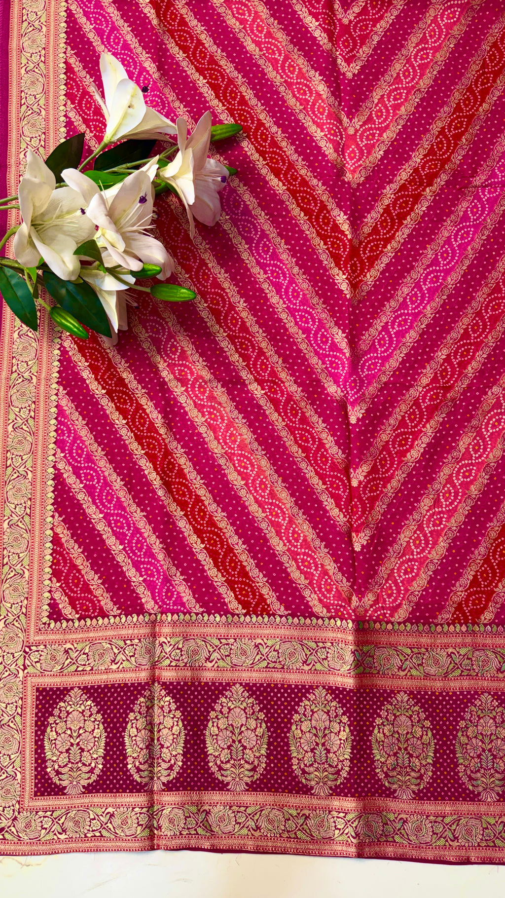 Pure Banarasi Georgette Brocade(4 Colours)