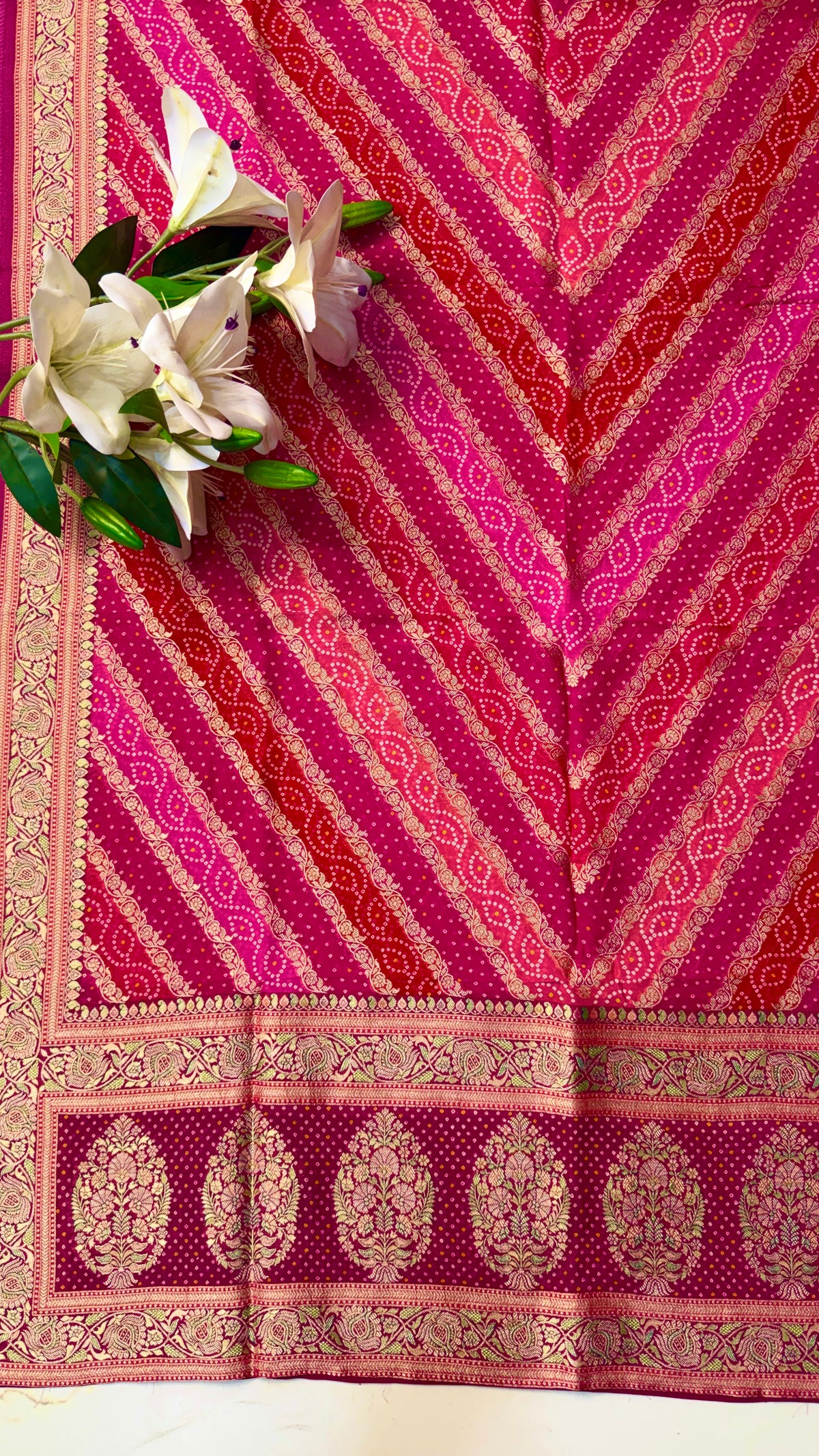 Pure Banarasi Georgette Brocade(4 Colours)