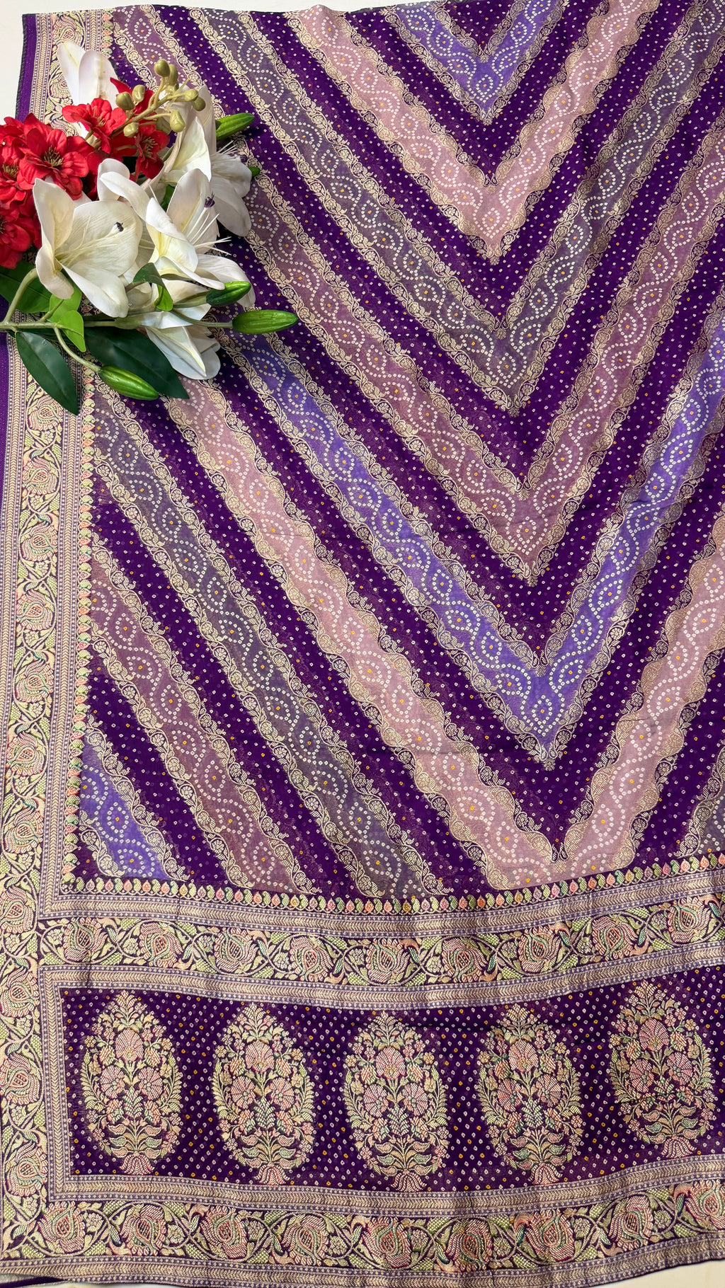 Pure Banarasi Georgette Brocade(4 Colours)
