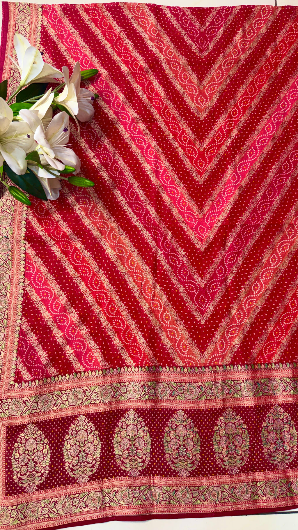 Pure Banarasi Georgette Brocade(4 Colours)