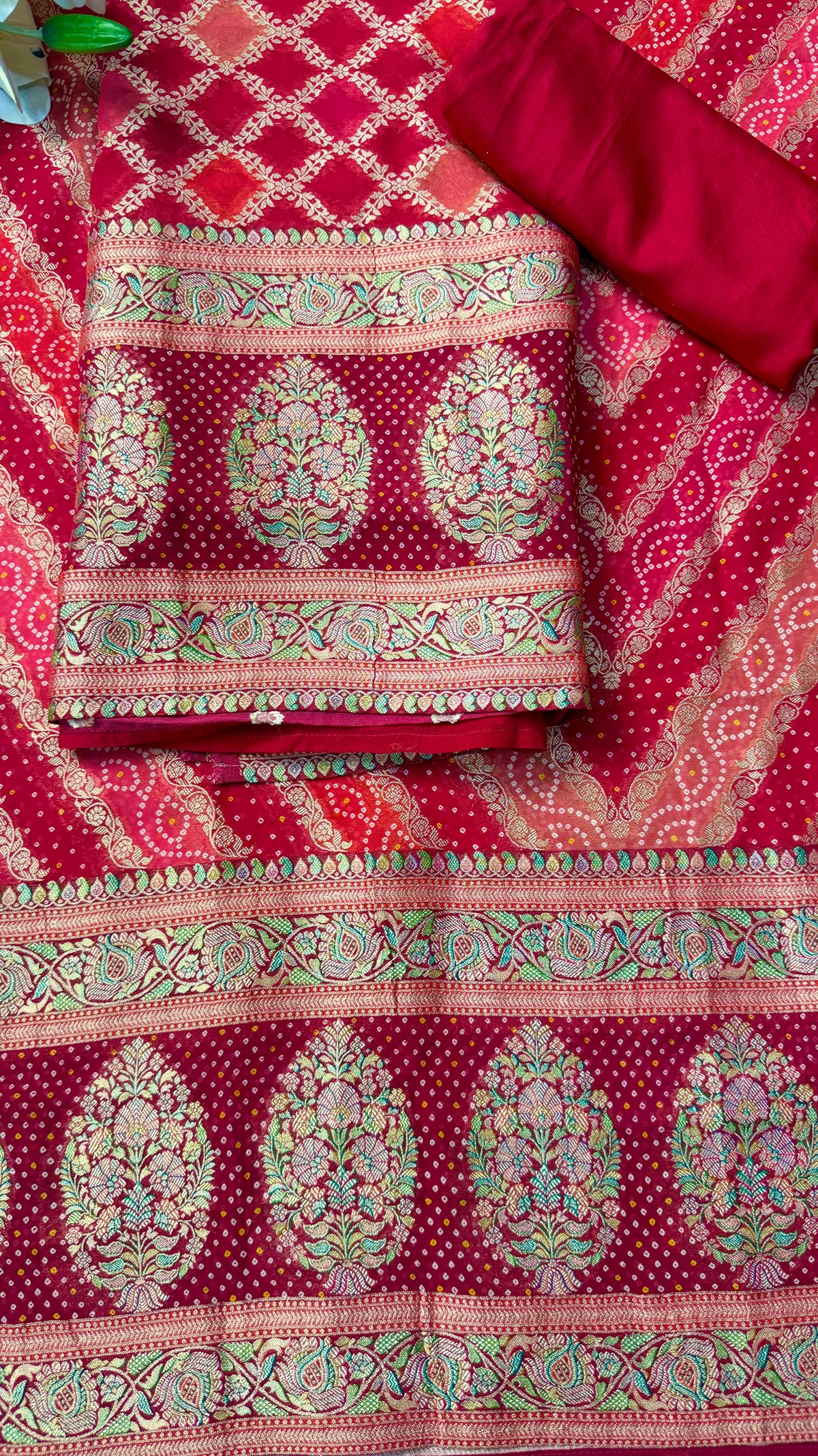 Pure Banarasi Georgette Brocade(4 Colours)