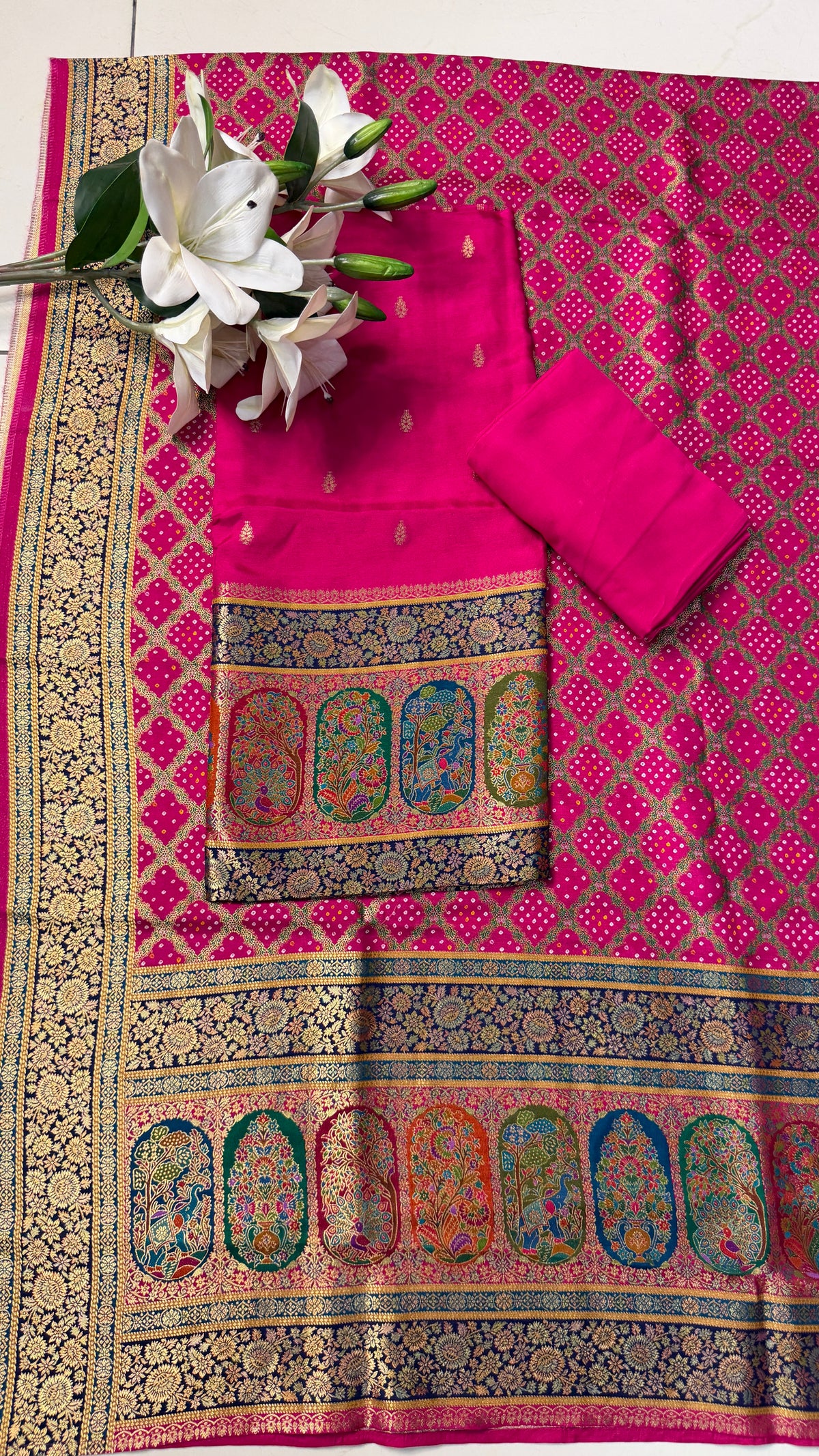 Silk Jacquard Woven Unstitch Suit(3 Colours)