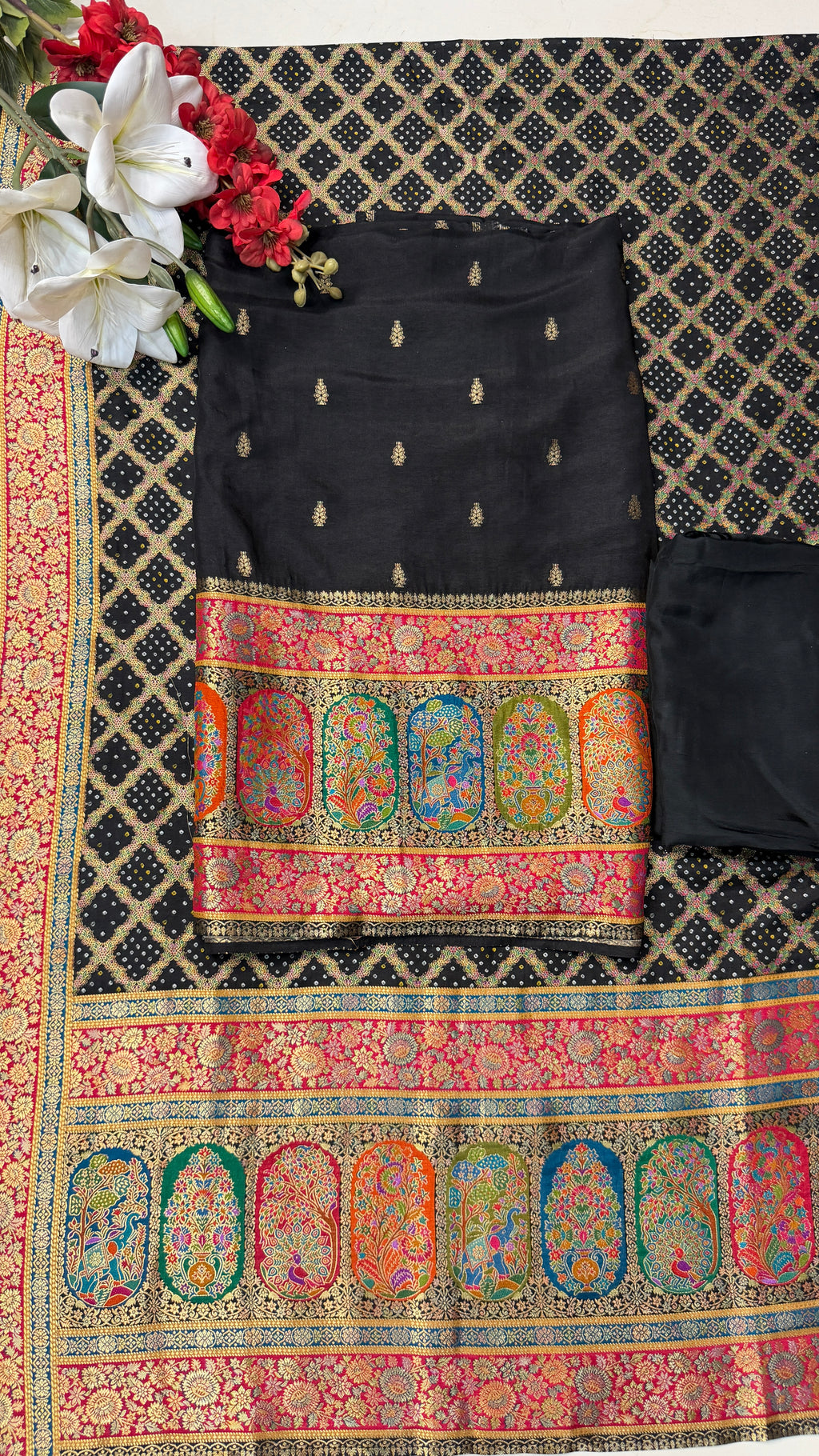 Silk Jacquard Woven Unstitch Suit(3 Colours)