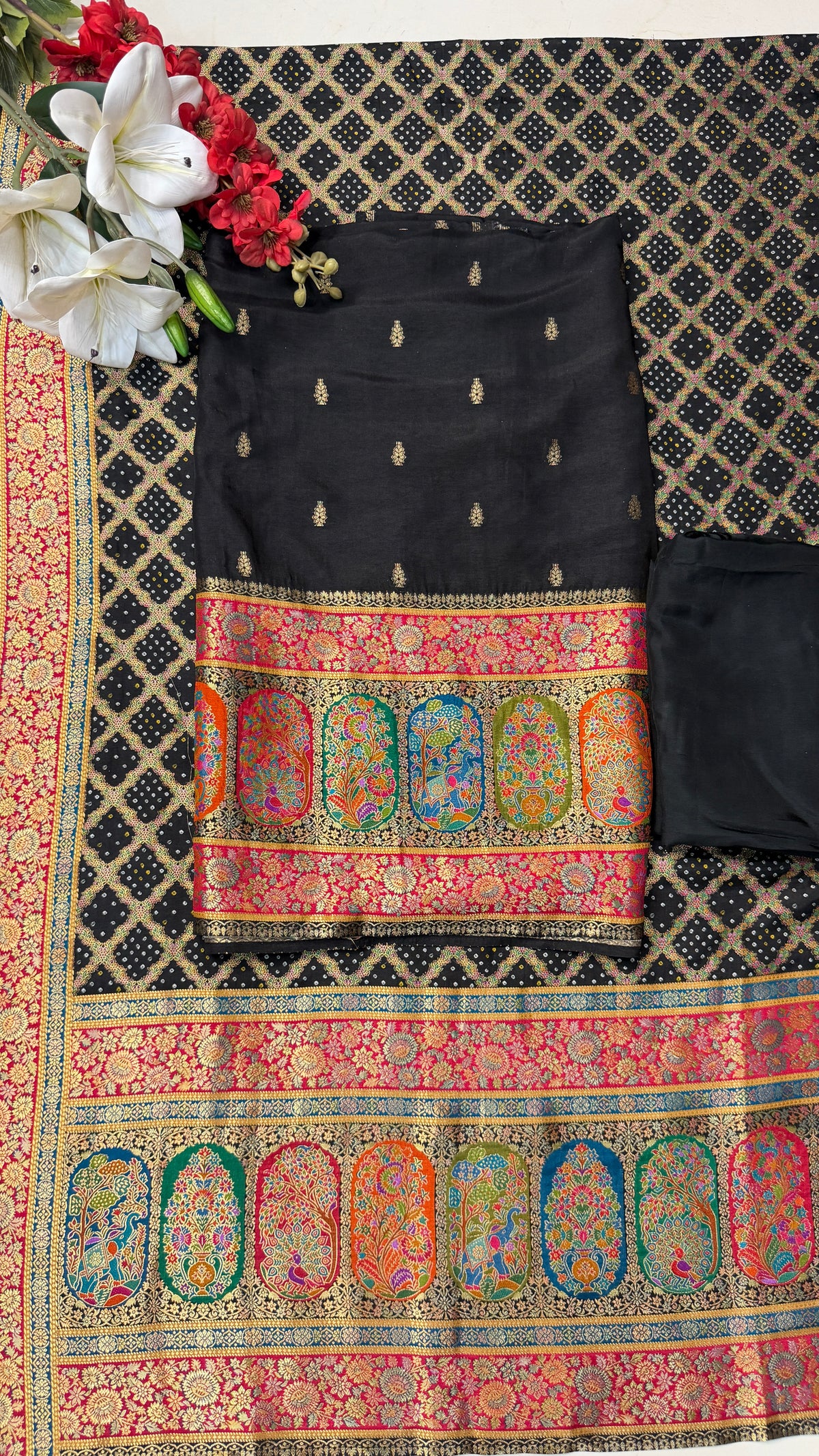 Silk Jacquard Woven Unstitch Suit(3 Colours)