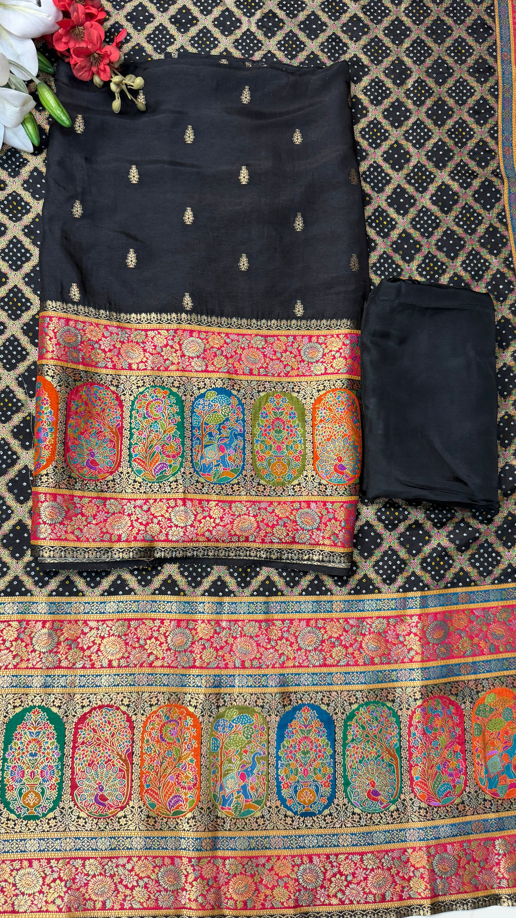 Silk Jacquard Woven Unstitch Suit(3 Colours)