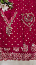 Banarasi Georgette Unstitched With Potli(3 Colours)