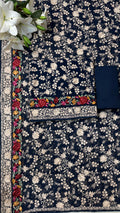 Pure Georgette Suit with all over Parsi Work