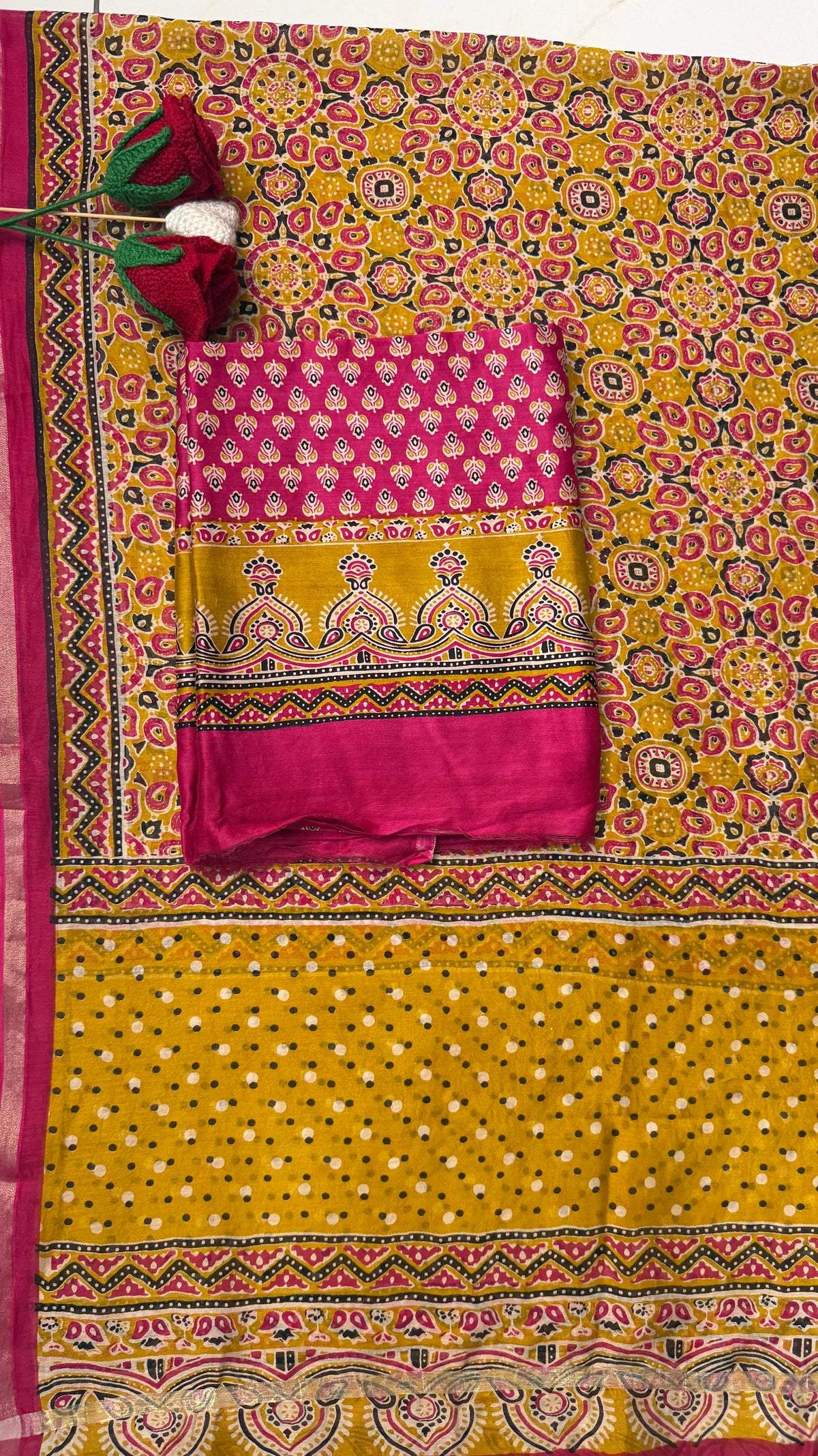 Pure Maheshwari Suit (Printed Suit)