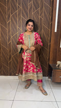 Karwa Chauth Special Suit(Brocade Banarsi Anarkali)