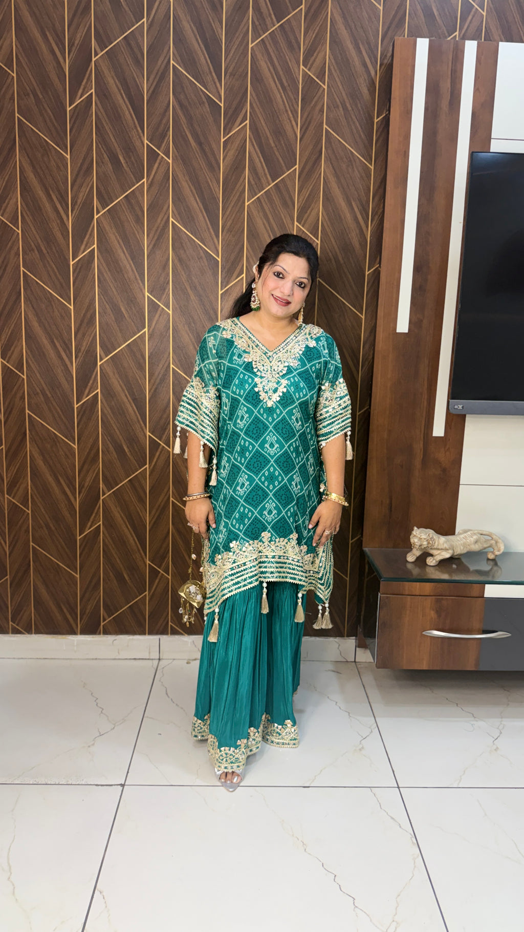 Organza Bandej Kaftan Set