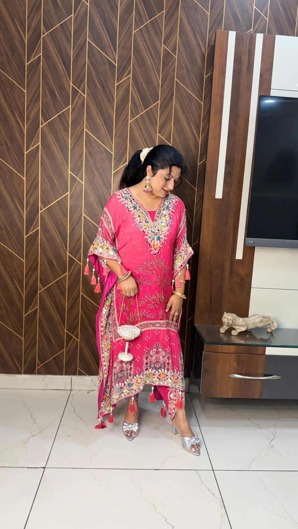 Kaftan Set with Tulip Pants