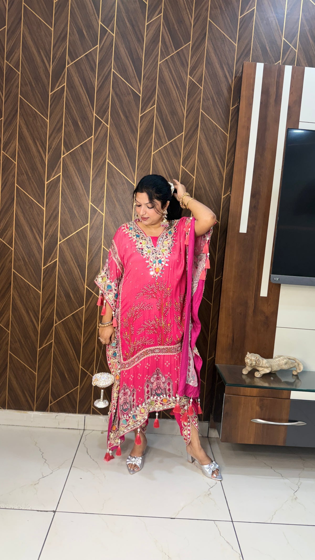 Kaftan Set with Tulip Pants