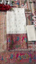 Position Print Jacquard Weave Silk Suit
