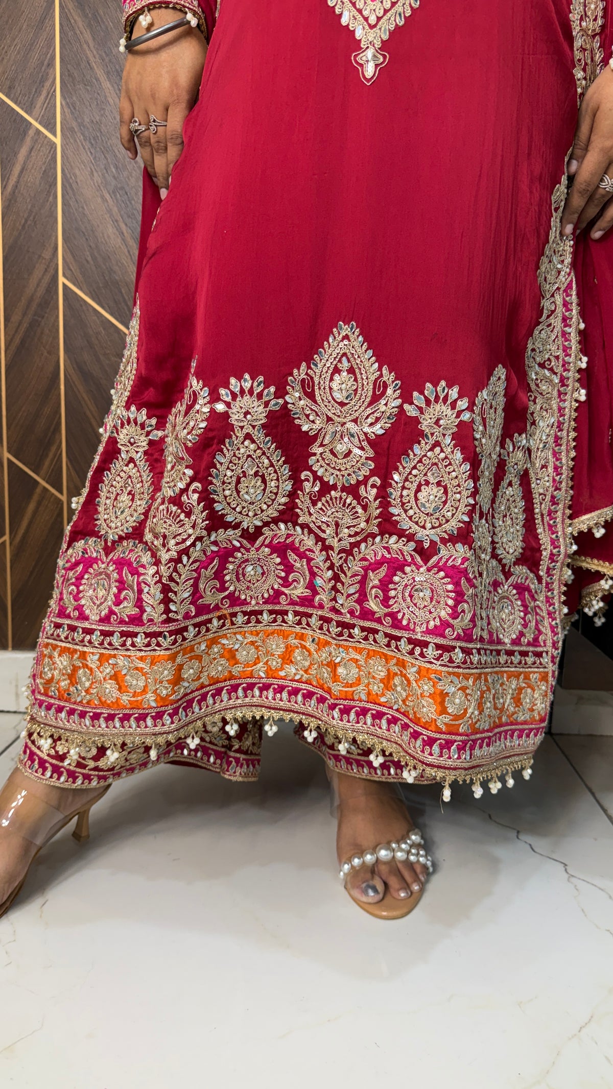 Luxury Festive Pakistani designer Suit Set(2 Colours)