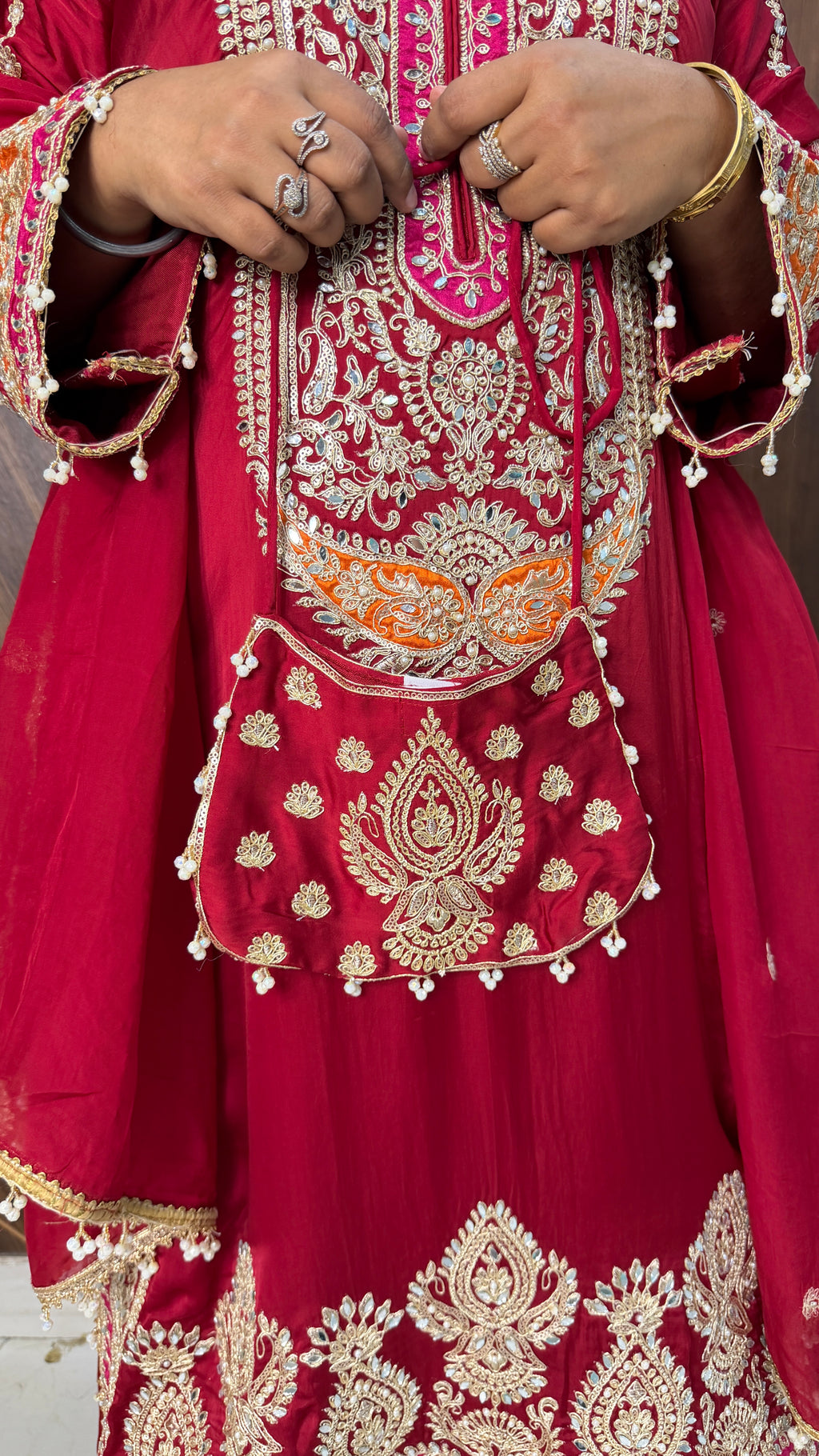 Luxury Festive Pakistani designer Suit Set(2 Colours)