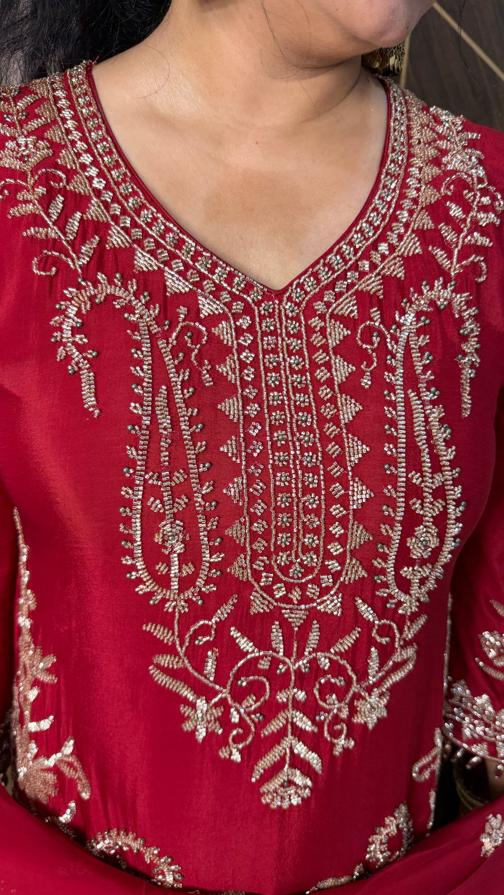 Dilruba Heavy Handwork Work Sharara Suit Set(2 Colours)