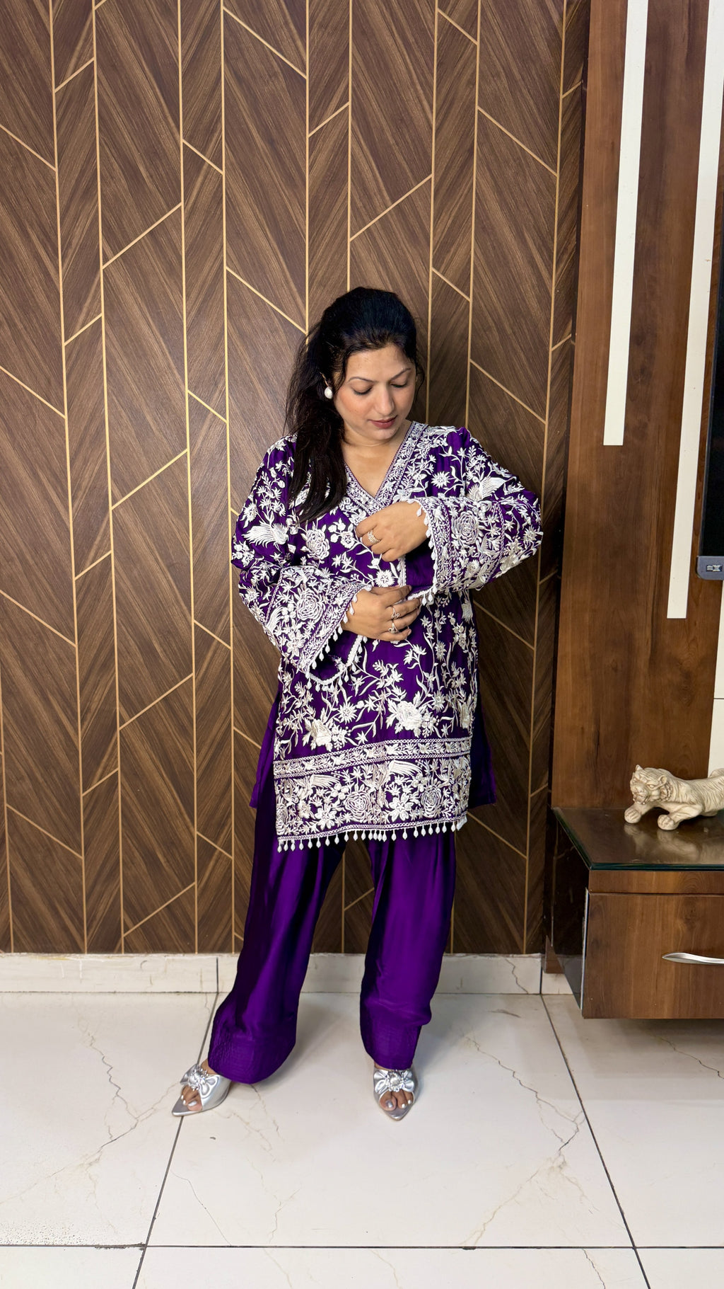 Farshi Suit Set – Purple