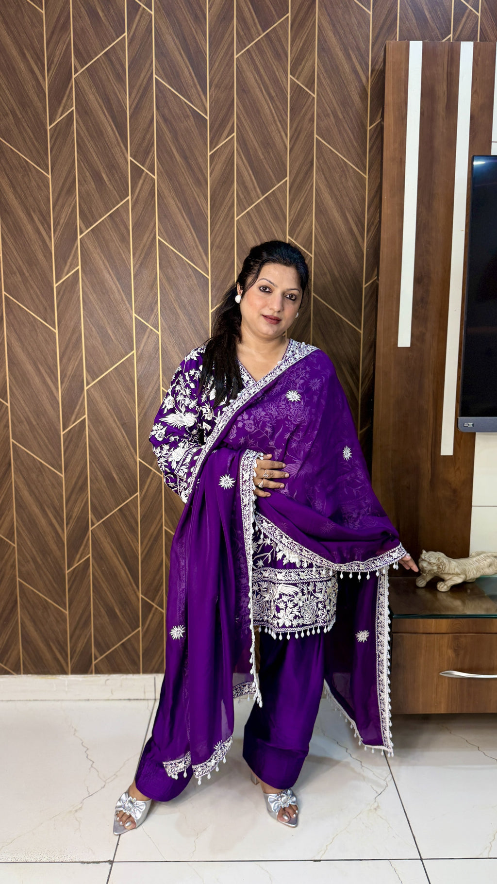 Farshi Suit Set – Purple
