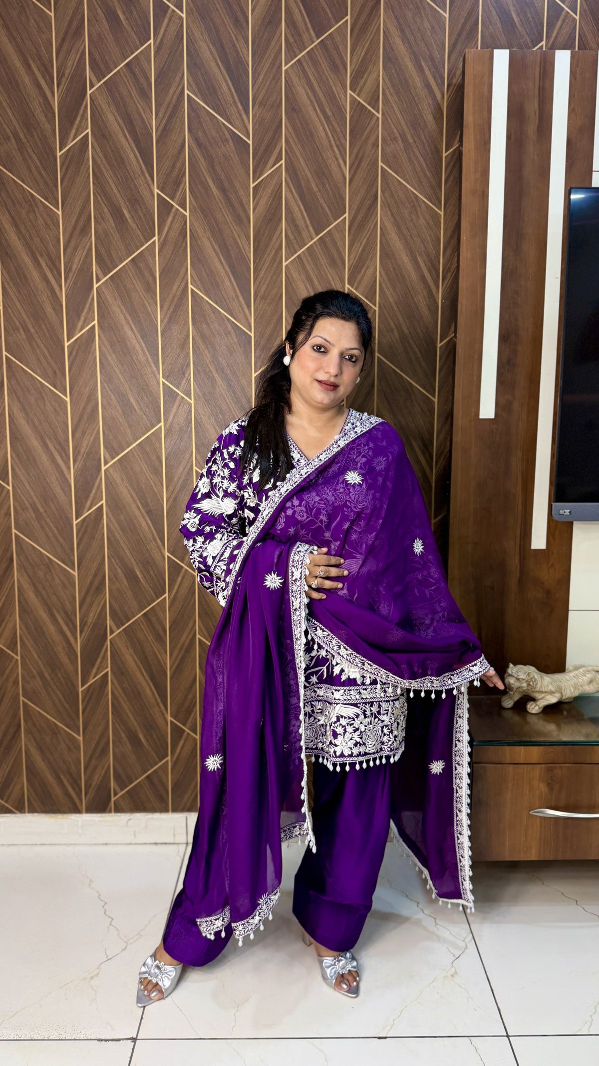 Farshi Suit Set – Purple