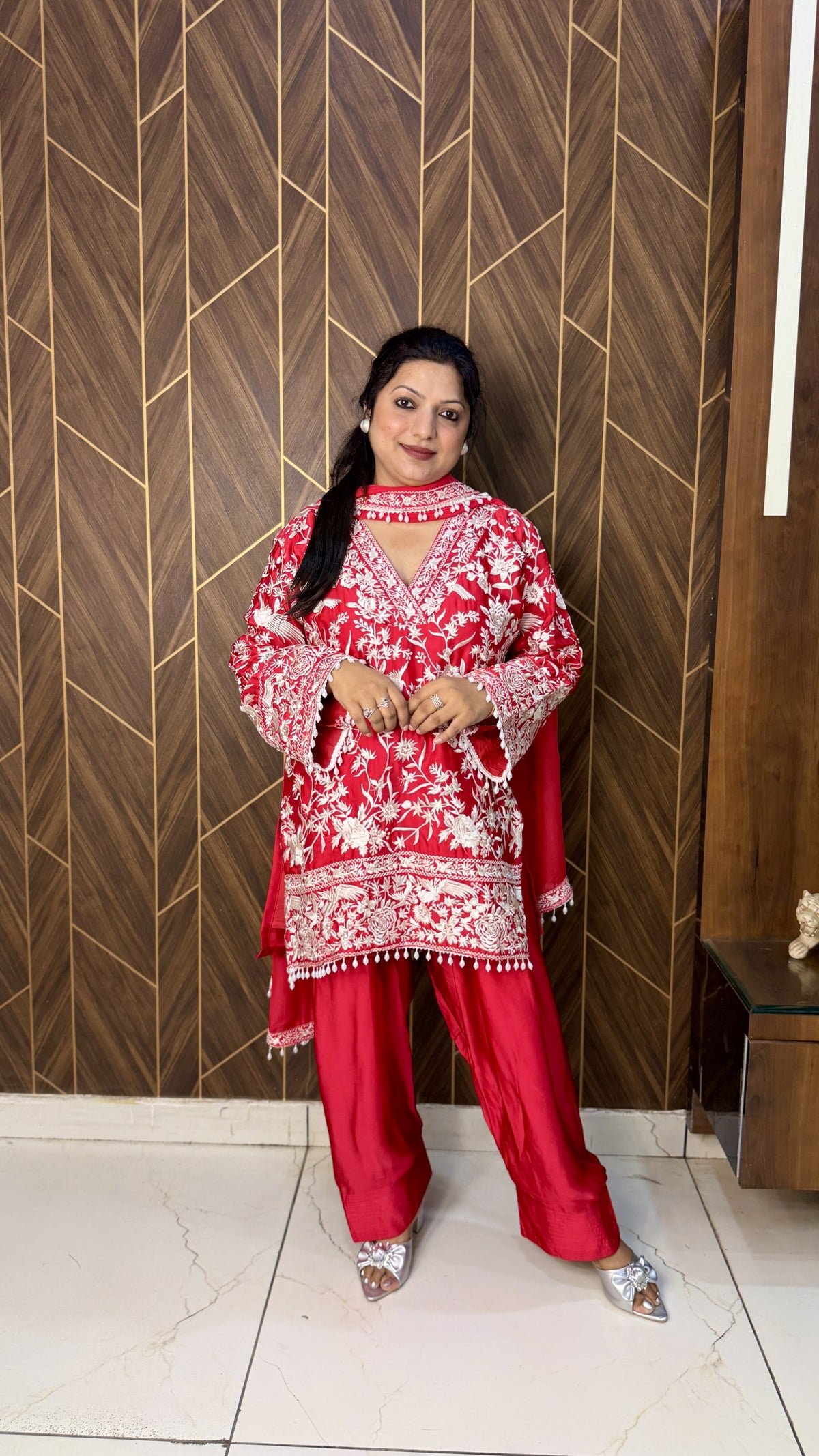 Farshi Suit Set – Red