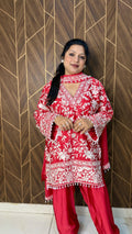 Farshi Suit Set – Red