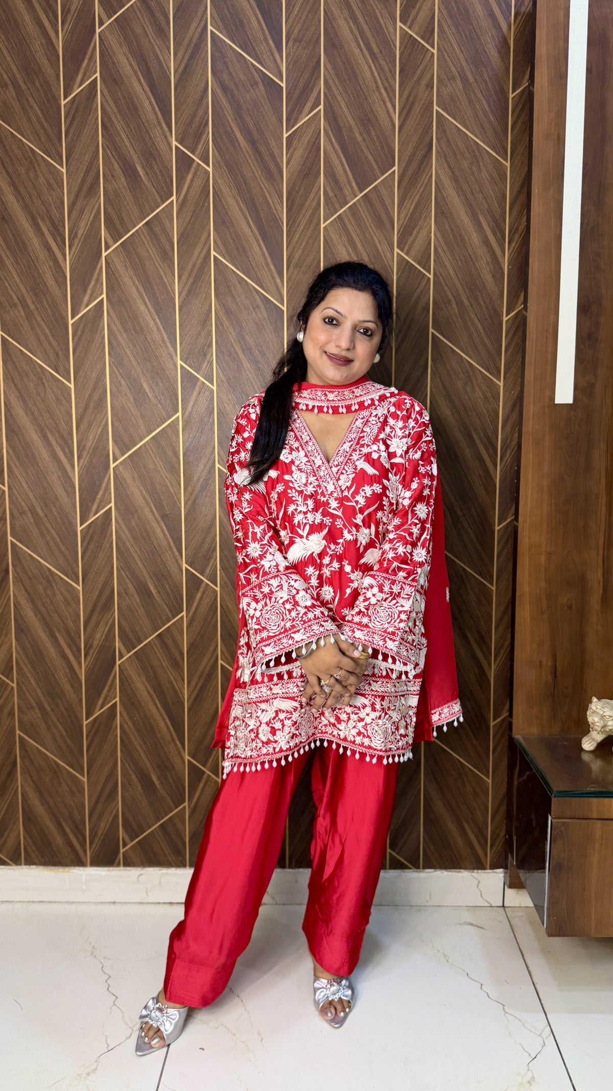 Farshi Suit Set – Red