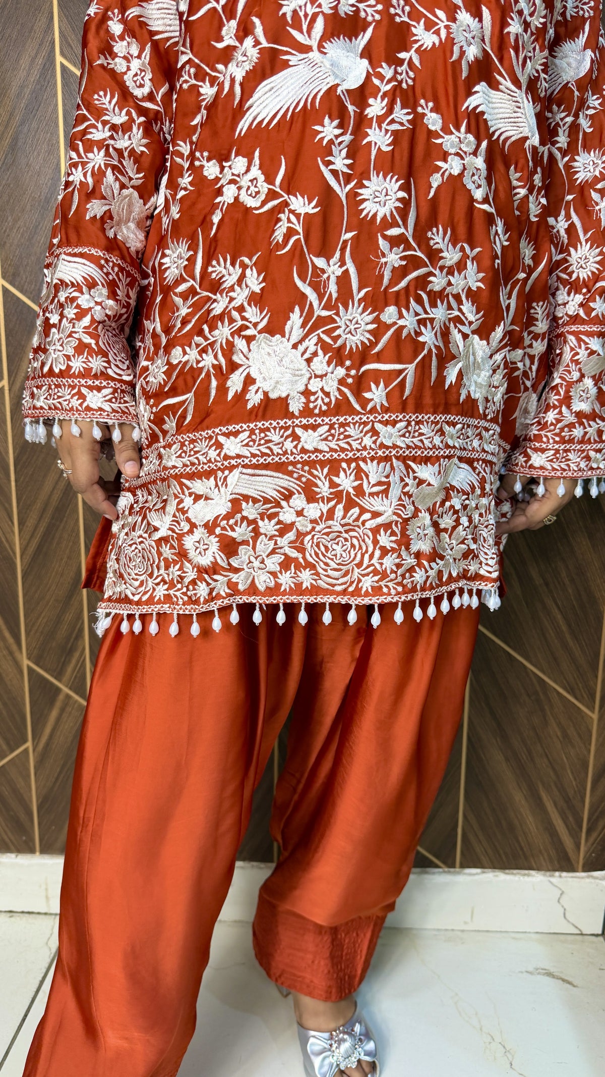 Farshi Suit Set – Rust