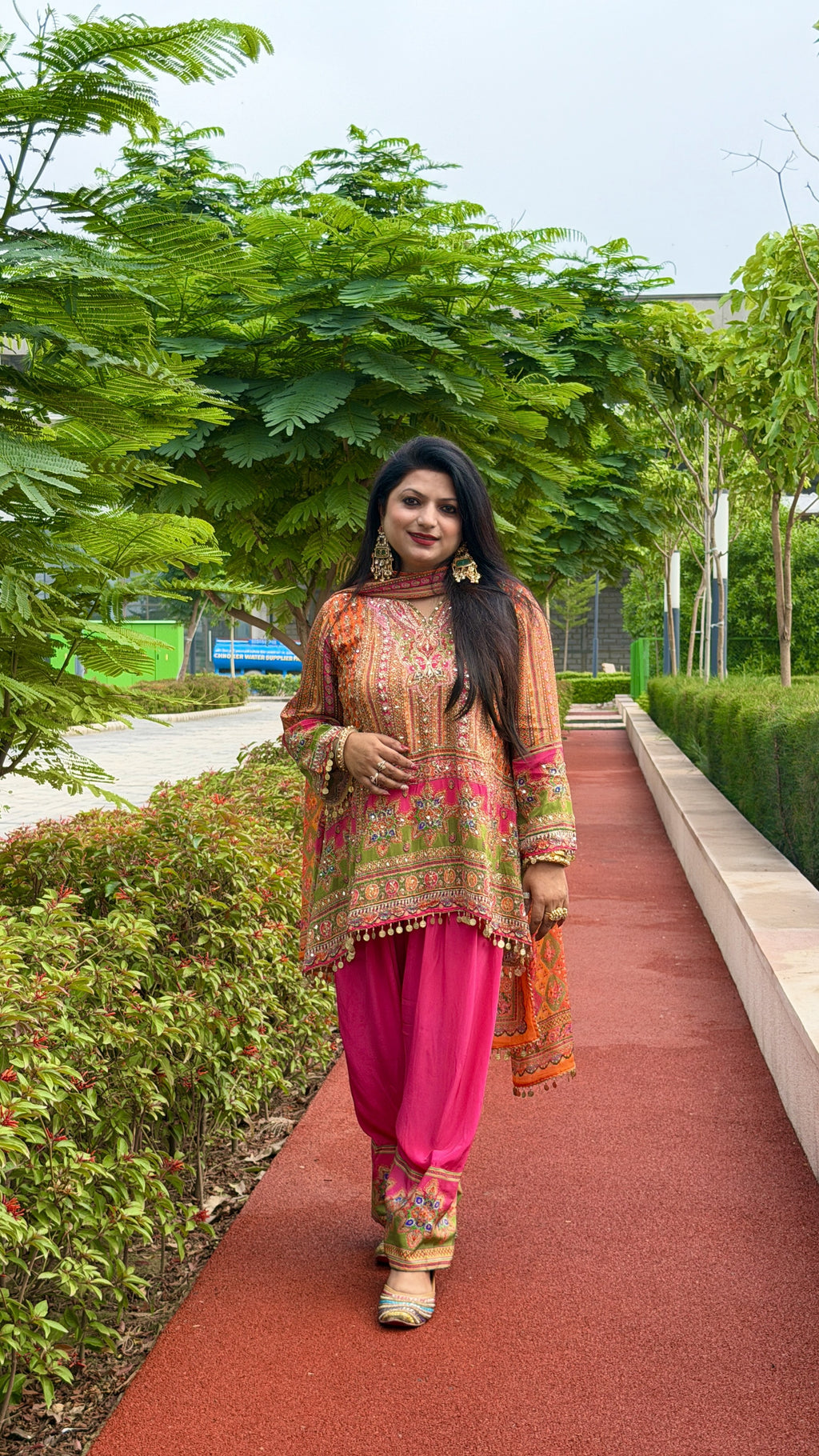 Traditional Punjabi Suit – Green