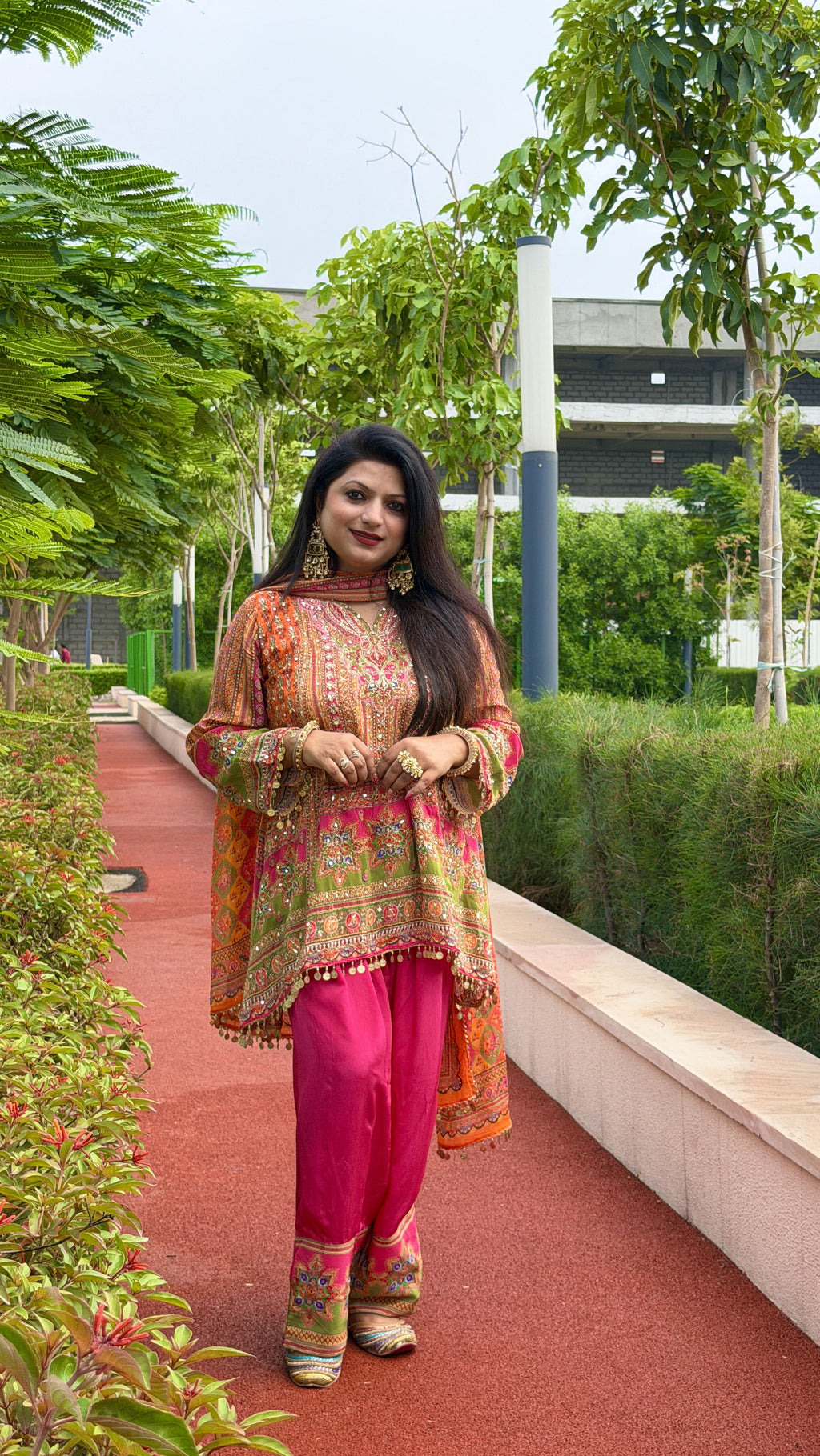 Traditional Punjabi Suit – Green