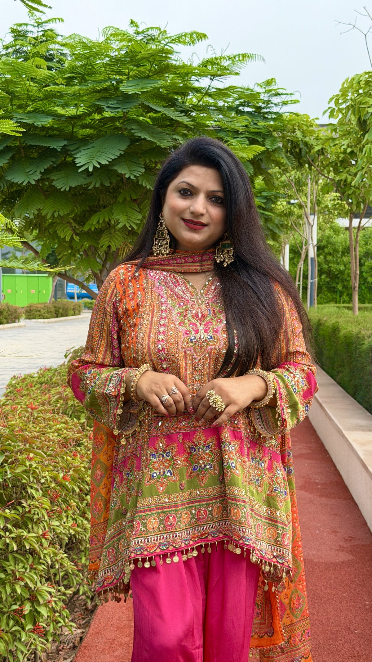 Traditional Punjabi Suit – Green